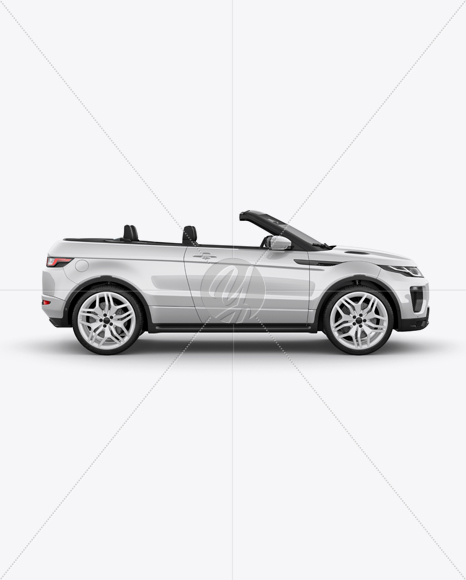 Convertible Crossover Mockup - Side view