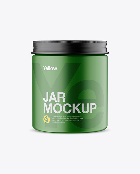 Matte Jar Mockup - Matte+Storage+Jar+With+Metal+Rings+Mockup+In+Jar+Mockups+On