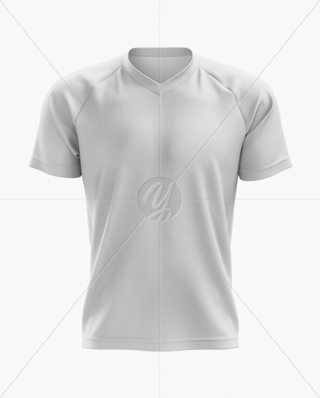 Men’s MTB Trail Jersey mockup (Front View) - Free Download Images High