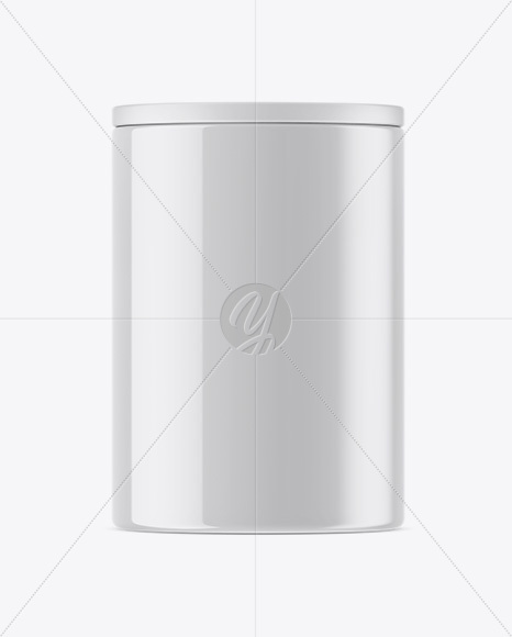 Glossy Tea Jar Mockup