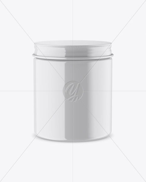 Glossy Jar Mockup - High-Angle Shot Glossy Jar Mockup - High-Angle Shot