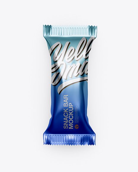 Metallic Snack Bar Mockup