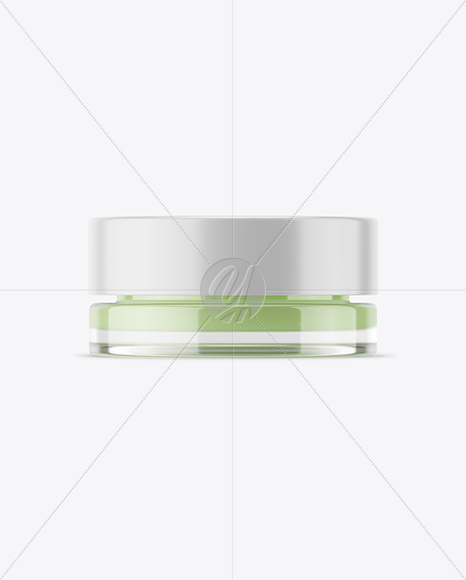 5ml Lip Balm Jar with Matte Cap Mockup - Free Download Images High