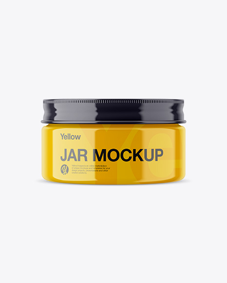 Glossy Jar Mockup