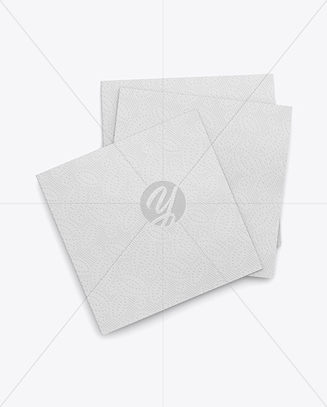 Napkins Mockup - Top View