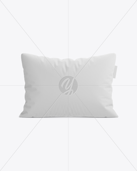 Rectangular Pillow Mockup Front View