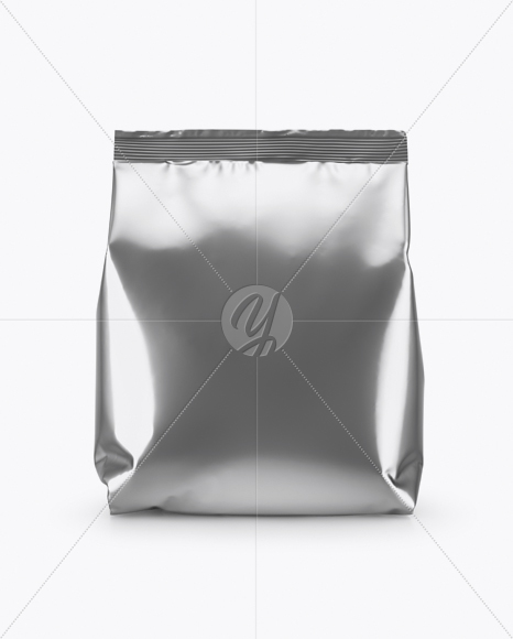 Metallic Snack Package Mockup