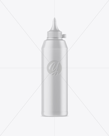 Matte Sauce Bottle Mockup