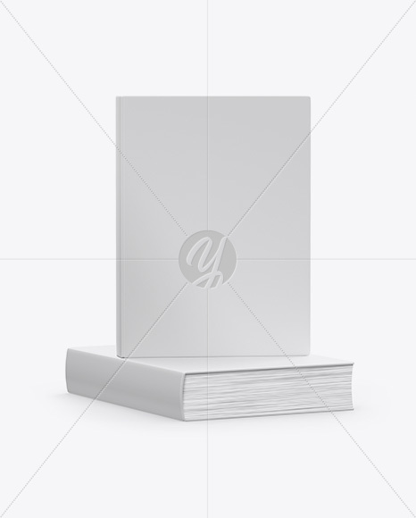 Matte Covered Books Mockup