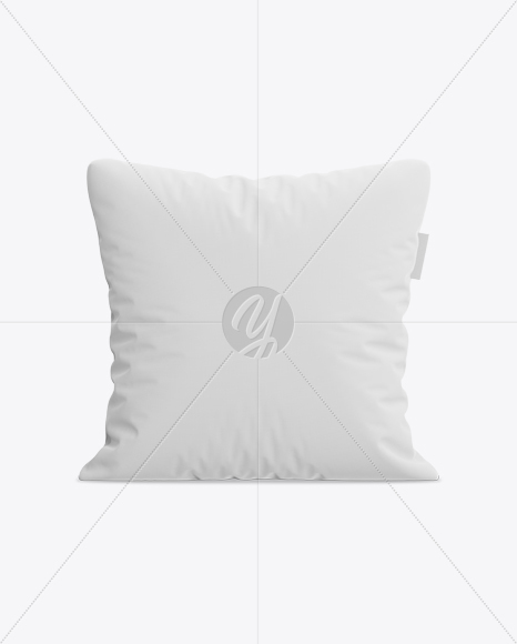 Square Pillow Mockup - Front View