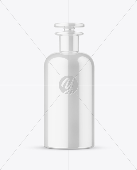 Glossy Ceramic Bottle Mockup