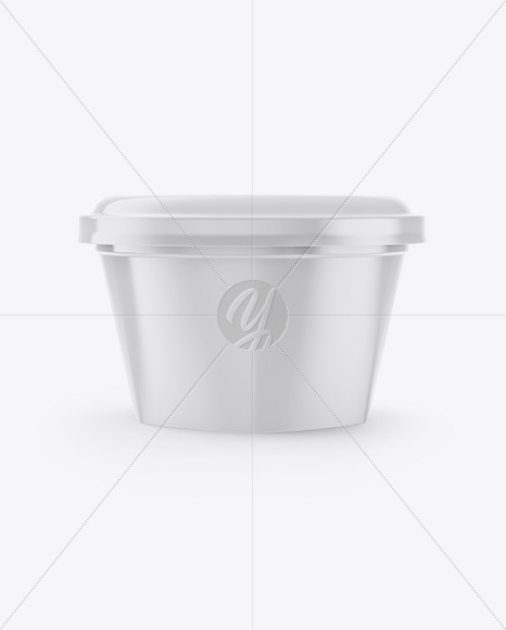 Plastic Cup Mockup - Front View