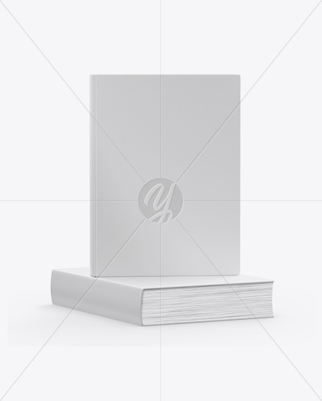 Textured Leather Covered Books Mockup