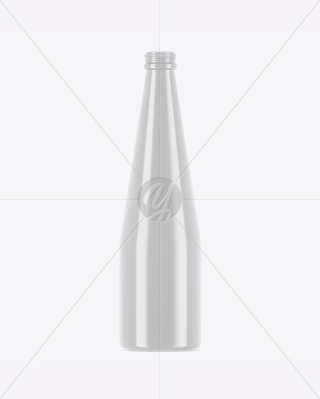 Glossy Ceramic Bottle Mockup