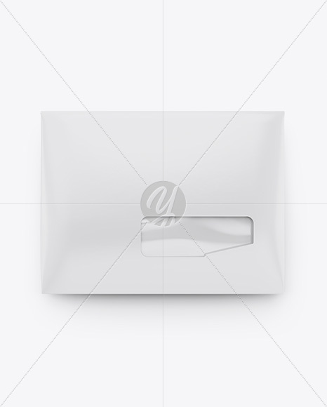 Paper Envelope Mockup - Front View