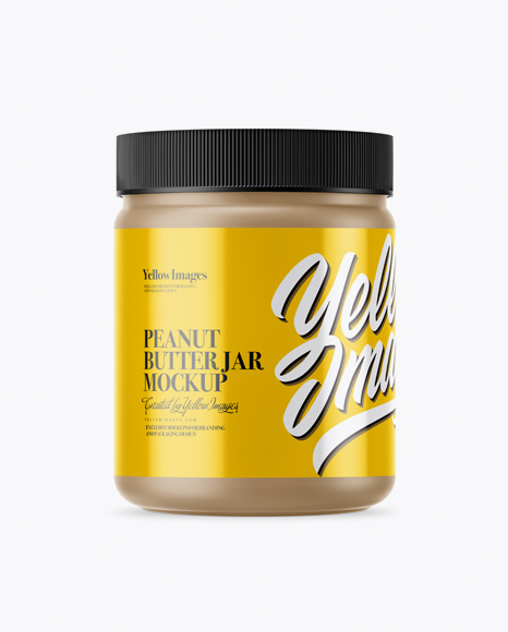 Matte Plastic Jar Mockup