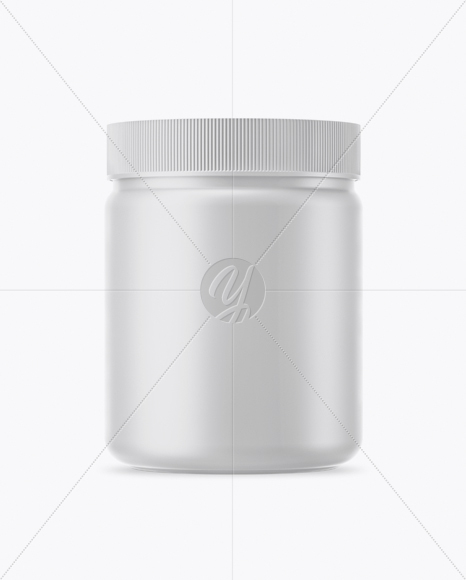 Matte Plastic Jar Mockup Matte Plastic Jar Mockup