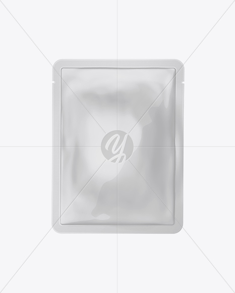 Glossy Sachet Mockup