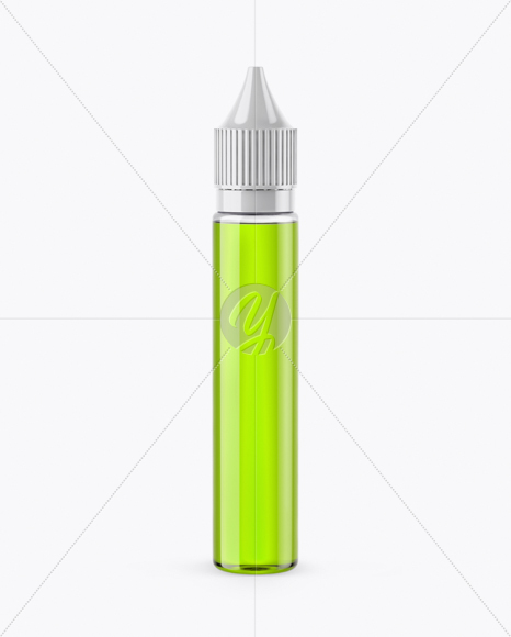 Clear Glass Dropper Bottle Mockup