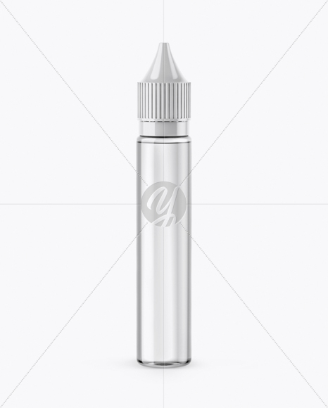 Clear Glass Dropper Bottle Mockup