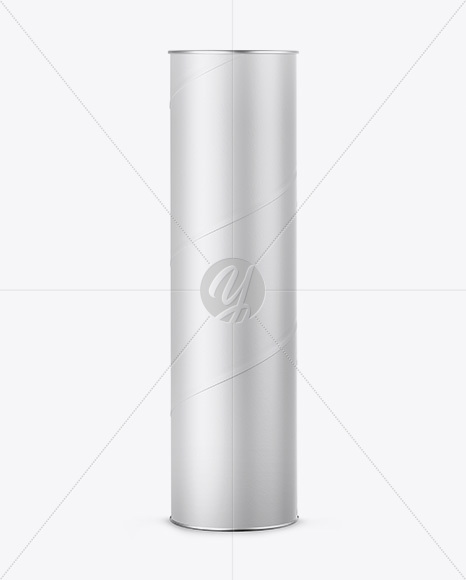 Paper Tube Mockup - Front View