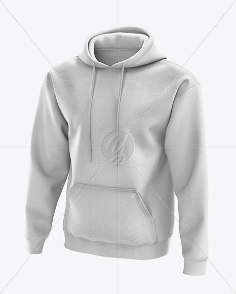 Men’s Heavyweight Hoodie mockup (Half Side View)