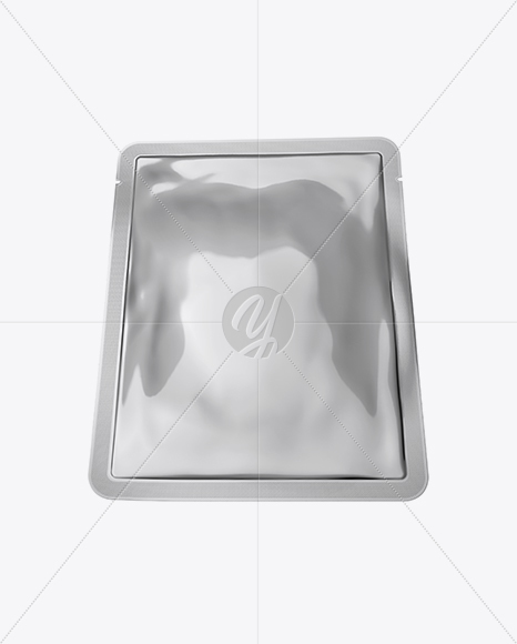 Metallic Sachet Mockup - Hero Shot