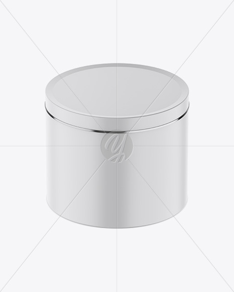 Matte Cosmetic Jar Mockup - High-Angle Shot