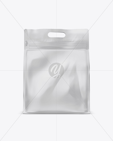 Matte Stand-up Food Bag Mockup