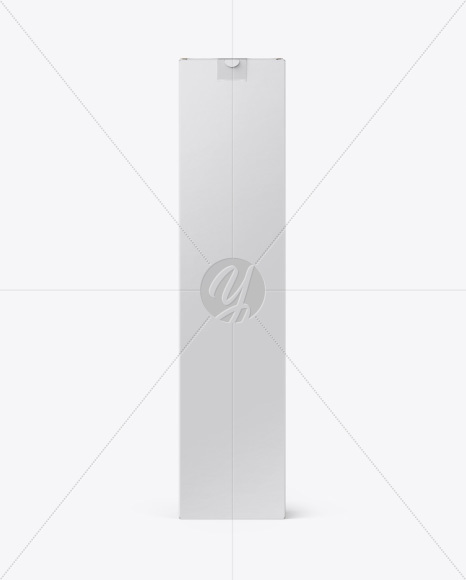 Glossy Box Mockup - Front View Glossy Box Mockup - Front View