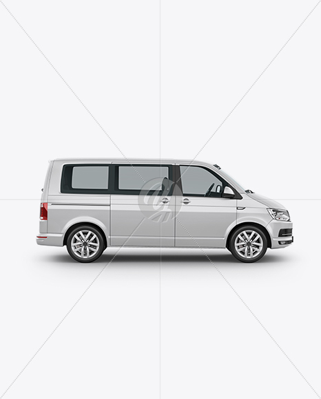 Minibus Mockup - Side view