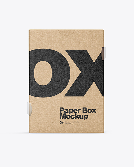 Kraft Paper Box Mockup - Kraft+Cigarette+Pack+Mockup+in+Packaging+Mockups+on+Yellow+...