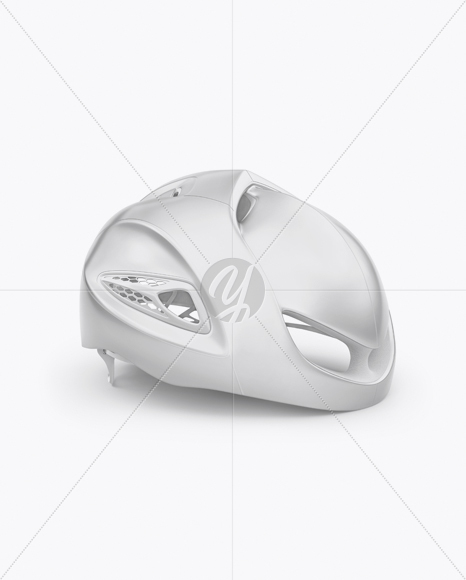 Cycling Helmet Mockup - Half Side View