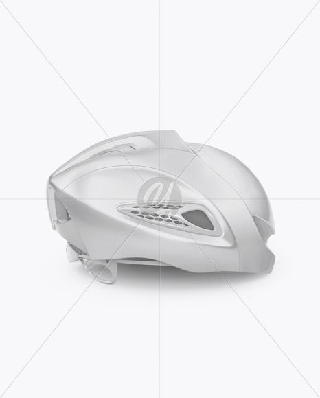 Cycling Helmet Mockup - Side View