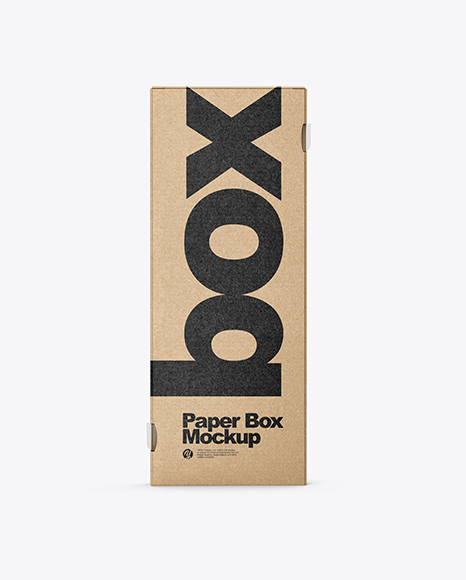 Kraft Paper Box Mockup