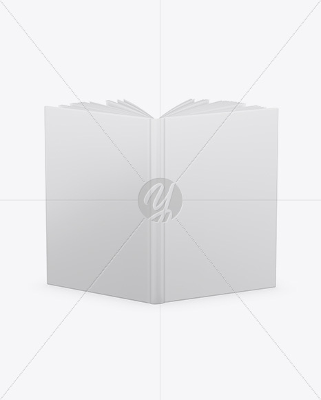 Opened Glossy Book Mockup