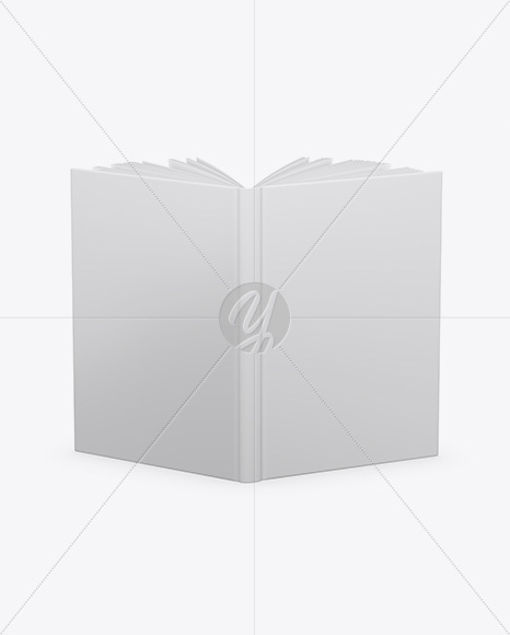 Opened Matte Book Mockup