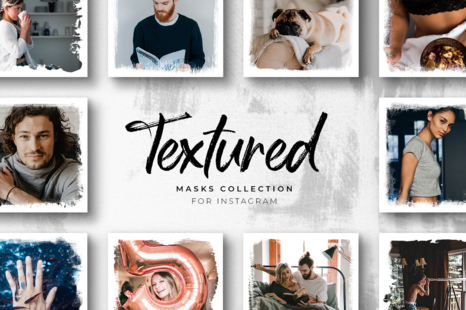 Textured Instagram Masks Collection - Photomask