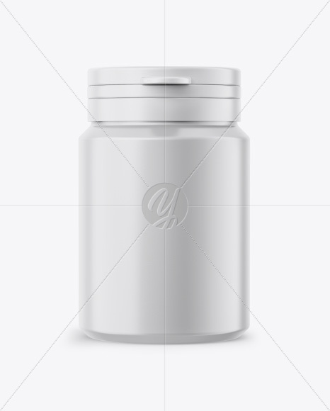 Plastic Bottle Mockup - Front View