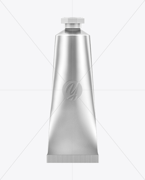 Matte Metallic Cream Tube Mockup