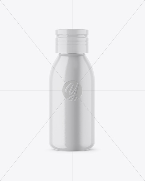 Glossy Bottle Mockup