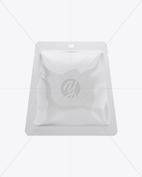 Glossy Pouch Mockup - Top VIew (Hero Shot)