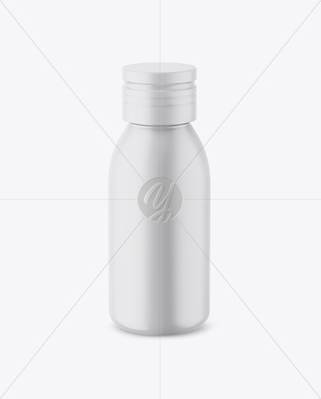 Matte Bottle Mockup - High-Angle Shot