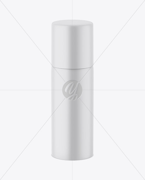 Matte Spray Bottle Mockup - High-Angle Shot