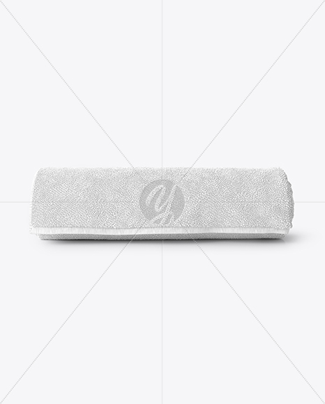 Rolled Beach Towel Mockup