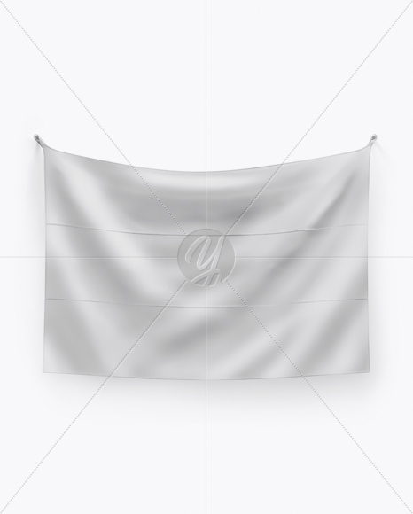 Flag Mockup - Front View