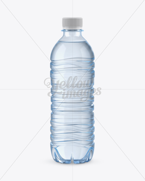 PET Bottle With Still Water Mockup