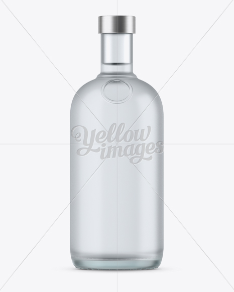 700ml Frosted Glass White Rum Bottle Mockup 700ml Frosted Glass White Rum Bottle Mockup