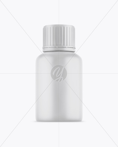 Matte Plastic Bottle Mockup