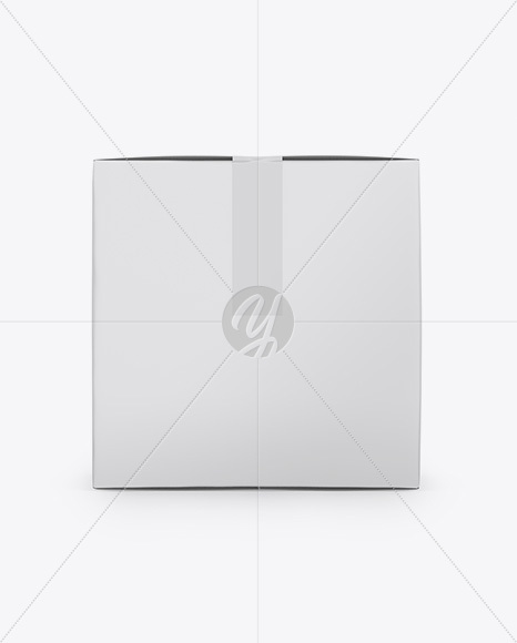 Paper Box Mockup - Front View